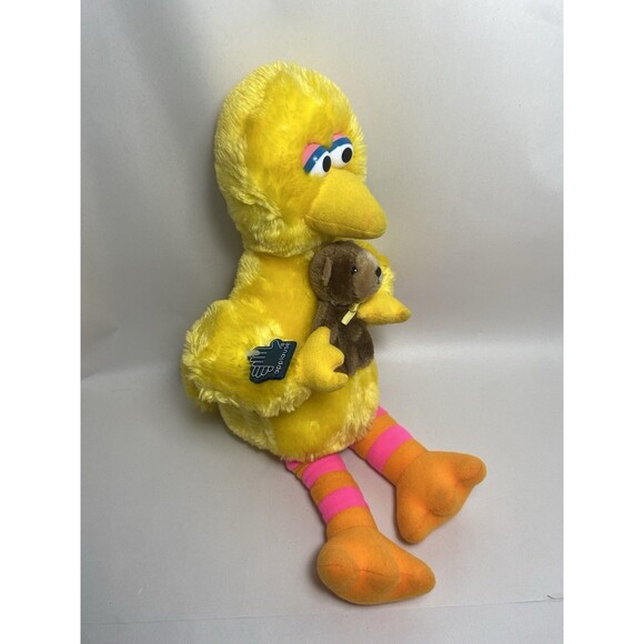 Applause Sesame Street Bigbird Holding Teddy Brahms Lullaby Music Shelf Sitter - Picture 2 of 13